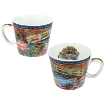 Filiżanka espresso - C. Monet, Most nad stawem z liliami wodnym (CARMANI)
