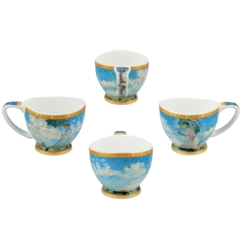 Filiżanka espresso Vanessa - C. Monet, Kobieta z Parasolem (CARMANI)