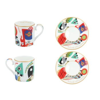 Kpl. 2 filiżanek espresso - Wassily Kandinsky, Muses (CARMANI)