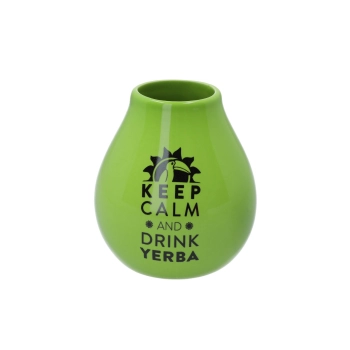 Matero Ceramico LUKA GREEN 350 ml z logo MATE GREEN