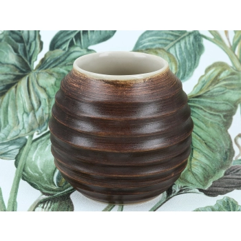 Naczynie Ceramiczne do Yerby - brązowa opona
