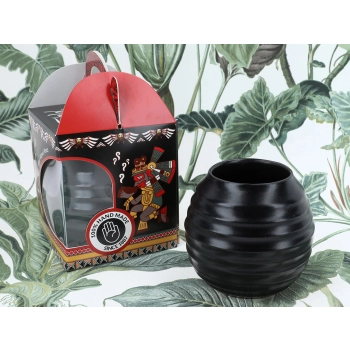 Naczynie Ceramiczne do Yerby - czarna opona