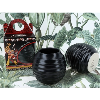 Naczynie Ceramiczne do Yerby - czarna opona
