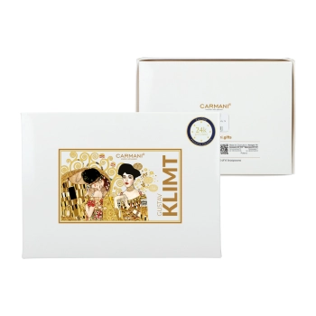 Kpl. 6 łyżeczek - G. Klimt, Pocałunek (CARMANI)