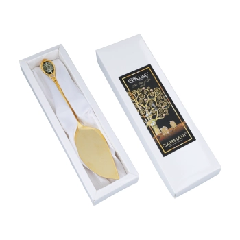 Łopatka do ciasta powlekana 24K złotem - G. Klimt, Drzewo (CARMANI)