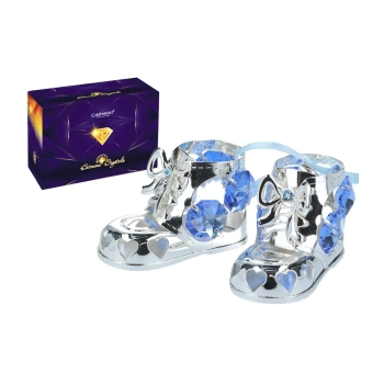 Buciki chłopięce srebrne - products with Carmani Crystals