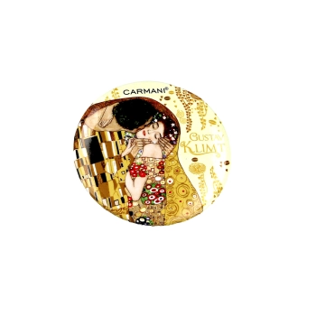 Otwieracz z magnesem - G. Klimt, Pocałunek, kremowe tło (CARMANI)
