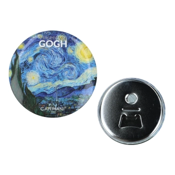 Otwieracz z magnesem - V. van Gogh, Gwiaździsta Noc (CARMANI)
