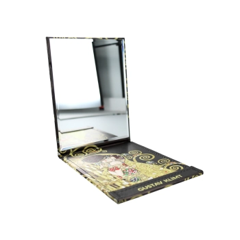 Lusterko w etui - G. Klimt, Pocałunek i Drzewo życia (CARMANI)