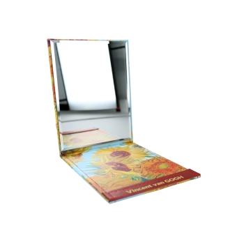 Lusterko w etui - V. van Gogh, Słoneczniki (CARMANI)