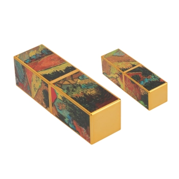 Pomadka ochronna  - V. van Gogh, Dolina z oraczem widzianym z góry