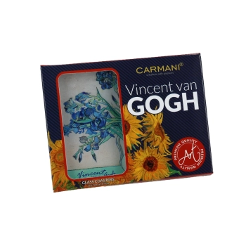 Podkładka szklana - V. van Gogh, Irysy wazon (CARMANI)
