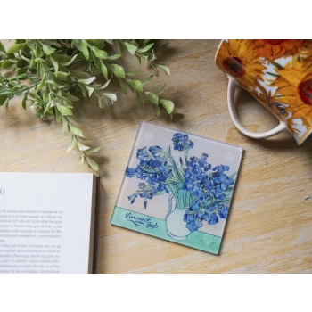 Podkładka szklana - V. van Gogh, Irysy wazon (CARMANI)