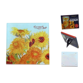 Podkładka szklana - V. van Gogh, Słoneczniki (CARMANI)