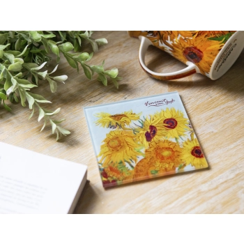 Podkładka szklana - V. van Gogh, Słoneczniki (CARMANI)