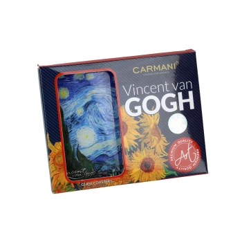 Podkładka szklana - V. van Gogh, Gwiaździsta Noc (CARMANI)