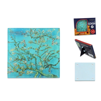Podkładka szklana - V. van Gogh, Kwitnący Migdałowiec (CARMANI)