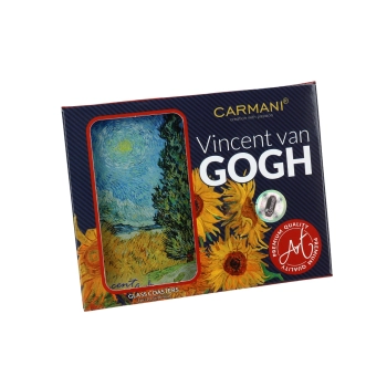 Podkładka szklana - V. van Gogh, Droga z cyprysami (CARMANI)