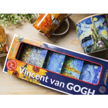 Kpl. 4 podkładek szklanych - V. van Gogh (CARMANI)