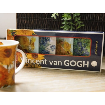 Kpl. 4 podkładek szklanych - V. van Gogh (CARMANI)