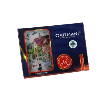 Podkładka szklana - Czerwony dworek (CARMANI)