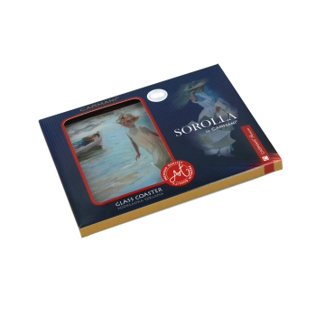 Podkładka szklana - J. Sorolla, Dziewczynka na plaży (CARMANI)