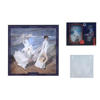 Podkładka szklana - J. Sorolla, Spacer brzegiem morza (CARMANI)
