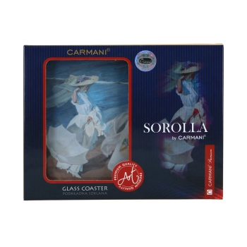 Podkładka szklana - J. Sorolla, Spacer brzegiem morza (CARMANI)