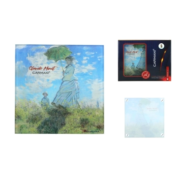 Podkładka szklana - C. Monet, Kobieta z Parasolem  (CARMANI)
