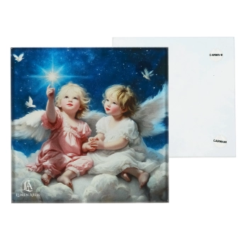 Podkładka szklana - Lumen Artis, Anioły (CARMANI)