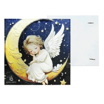 Podkładka szklana - Lumen Artis, Anioły (CARMANI)