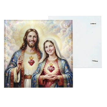 Podkładka szklana - Lumen Artis, Maryja z Jezusem (CARMANI)