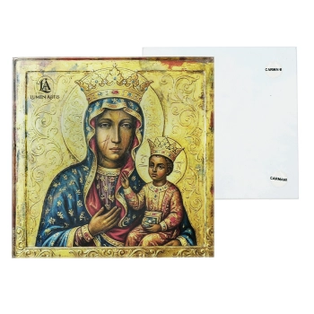 Podkładka szklana - Lumen Artis, Matka Boska Częstochowska (CARMANI)