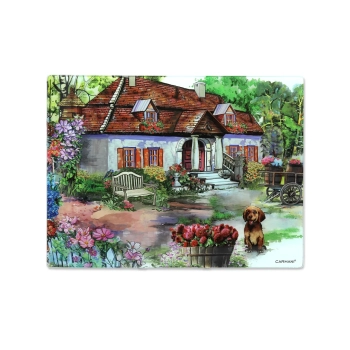 Deska szklana - Village life (CARMANI)