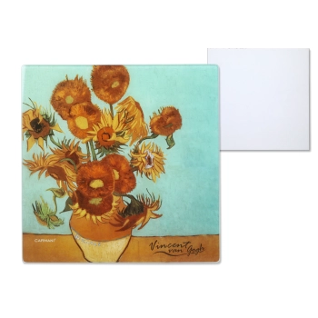 Deska szklana - V. van Gogh, Słoneczniki (CARMANI)