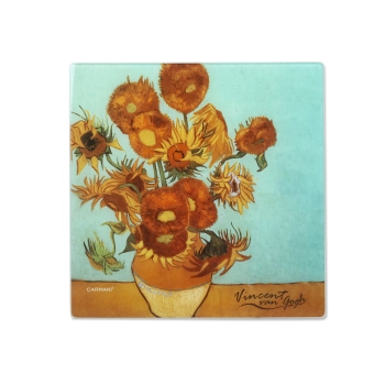 Deska szklana - V. van Gogh, Słoneczniki (CARMANI)