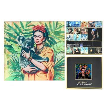 Podkładka szklana - inspirowana malarstwem F. Kahlo(CARMANI)