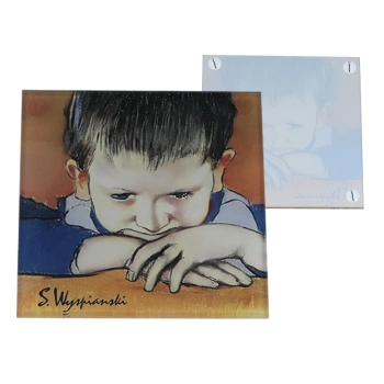 Podkładka szklana - S. Wyspiański, Mietek oparty na rękach (CARMANI)