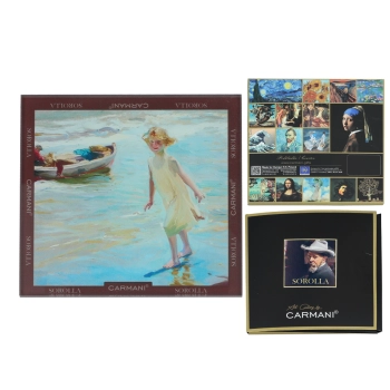 Podkładka szklana - J. Sorolla, Dziewczyna na plaży (CARMANI)