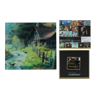 Podkładka szklana - Chłopska osada (CARMANI)