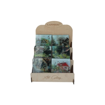 Podkładka szklana - Chłopska osada (CARMANI)