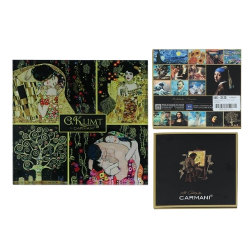 Podkładka szklana - G. Klimt, kolaż (CARMANI)