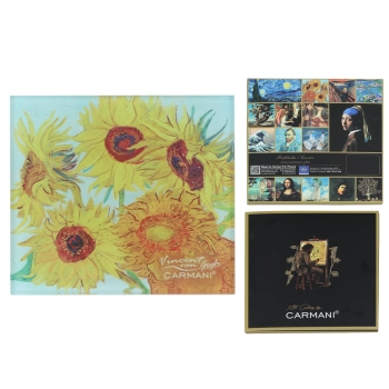 Podkładka szklana - V. van Gogh, Słoneczniki (CARMANI)