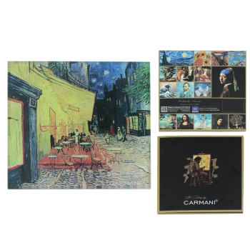 Podkładka szklana - V. van Gogh, Taras Kawiarni w Nocy (CARMANI)
