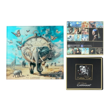 Podkładka szklana - inspirowana malarstwem  S. Dali (CARMANI)