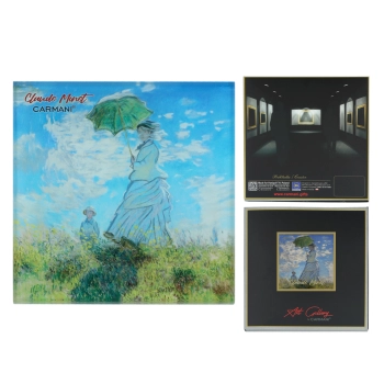 Podkładka szklana - C. Monet, Kobieta z parasolem (CARMANI)