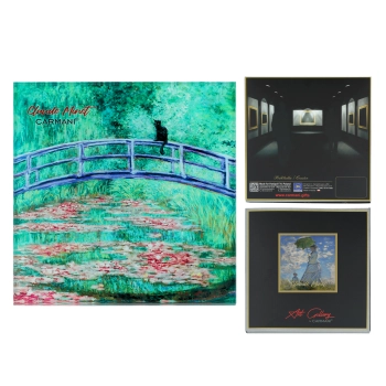Podkładka szklana - C. Monet, Most nad stawem (CARMANI)