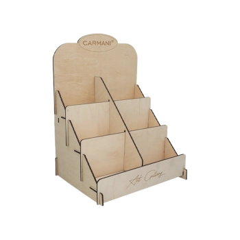 Kpl. 30 podkładek szklanych w display - Kocham czekoladę (CARMANI)