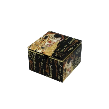 Szkatułka szklana na biżuterię - G. Klimt, Pocałunek (CARMANI)