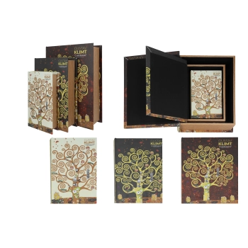 Kpl. 3 pudełek na magnes - G. Klimt, Drzewo życia (CARMANI)